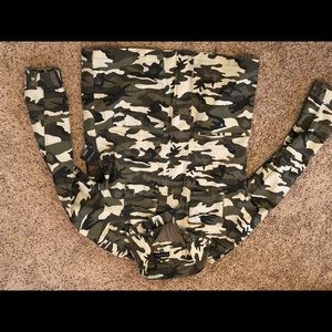 Saks 5th Avenue Linen Camo  Field Jacket
